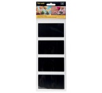 Securit krijtbordsticker zelfklevend, rechthoekig, blister met 8 stuks