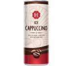 Douwe Egberts iced coffee, Cappuccino, 25 cl can, pack of 12 pieces