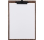 Securit menukaart Clipboard, ft 33 x 23 cm, uit walnoot