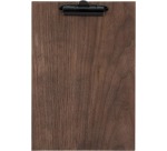 Securit menukaart Clipboard, ft 33 x 23 cm, uit walnoot