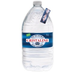 Cristaline eau, bouteille de 5 L