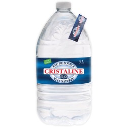 Cristaline eau, bouteille de 5 L