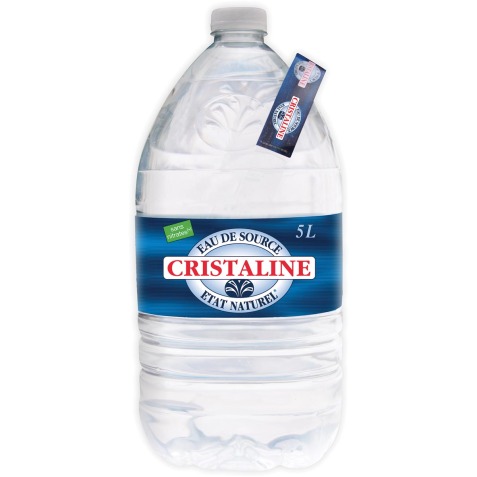 Cristaline eau, bouteille de 5 L
