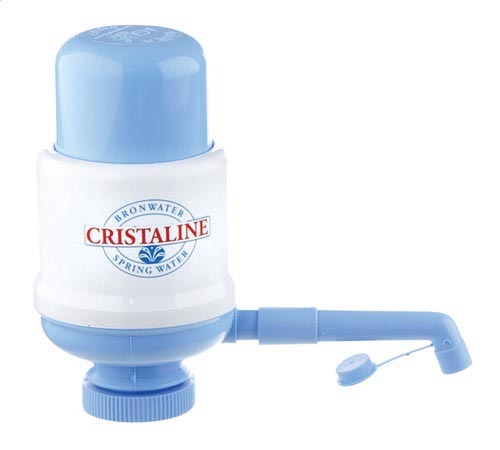 Pumpe für eine 5-Liter-Flasche von Cristaline. auf