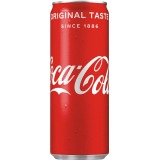 Coca-Cola boisson rafraîchissante, sleek canette de 25 cl, paquet de 24 pièces