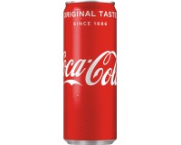 Coca-Cola boisson rafraîchissante, sleek canette de 25 cl, paquet de 24 pièces