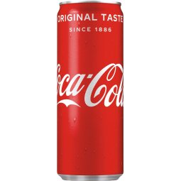 Coca-Cola boisson rafraîchissante, sleek canette de 25 cl, paquet de 24 pièces
