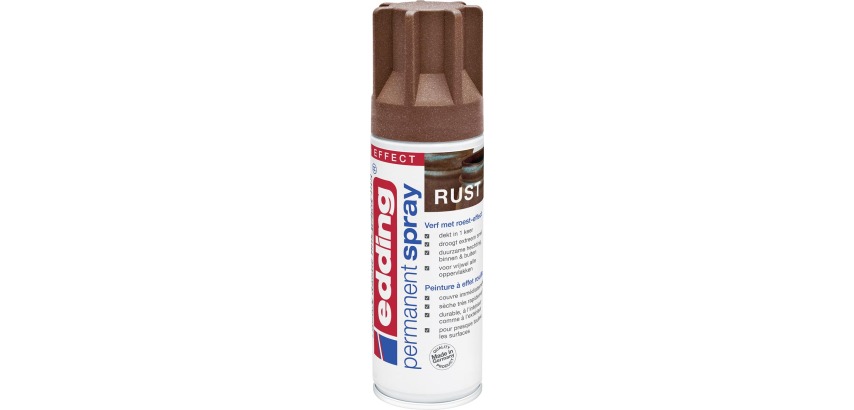 Edding Permanent Spray 5200, 200 ml, effect rouille