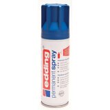 Edding Permanent Spray 5200, 200 ml, gentiaanblauw mat