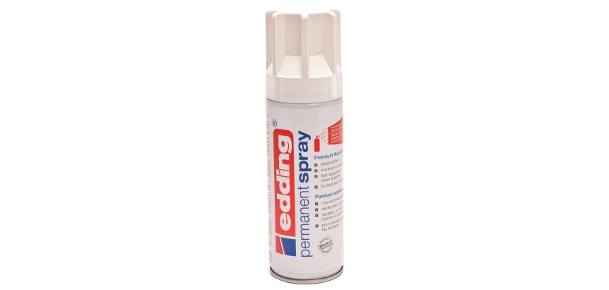Spray peinture edding 5200 permanent blanc trafic mat