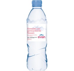Evian eau, bouteille de 50 cl, paquet de 24 pièces