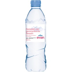 Evian eau, bouteille de 50 cl, paquet de 24 pièces