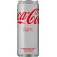 Coca-Cola Light boisson rafraîchissante, sleek canette de 33 cl, paquet de 24 pièces