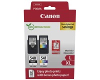 Canon PG-540L - CL-541XL High Capacity Cartridge Pack 4 colors + 50 photo paper sheets for inkjet printer