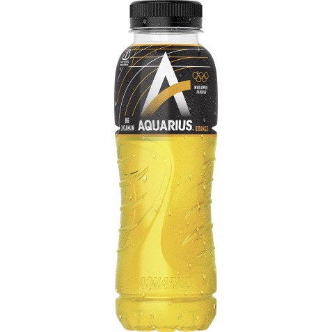 Aquarius Orange boisson rafraîchissante, bouteille de 33 cl, paquet de 24 pièces