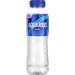 Aquarius Lemon boisson rafraîchissante, bouteille de 33 cl, paquet de 24 pièces