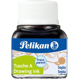 Pelikan Oost-Indische inkt sepia, flesje van 10 ml