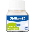 Pelikan encre de Chine, blanc, flacon de 10 ml