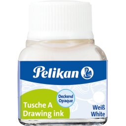 Pelikan Oost-Indische inkt wit, flesje van 10 ml