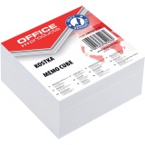 OFFICE products vulling memokubus, 8,5 x 8,5 x 4 cm, wit