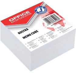 OFFICE products recharge cube-mémo, 8,5 x 8,5 x 4 cm, blanc