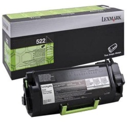 Lexmark Kit toner noir return program 522 - 6000 pages - 52D2000