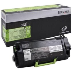 Lexmark Toner Kit zwart return program 522 - 6000 pagina's - 52D2000