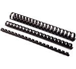 Fellowes reliures, paquet de 100 pièces, 8 mm, noir