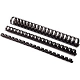 Fellowes bindings, pack of 100 pieces, 8 mm, black