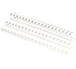 Fellowes bindings, pack of 100 pieces, 10 mm, white