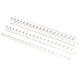 Fellowes reliures, paquet de 100 pièces, 10 mm, blanc