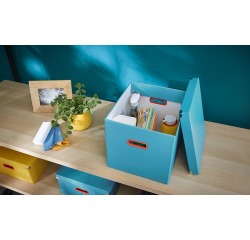 Leitz Cosy Click & Store cube boîte de classement grande, bleu