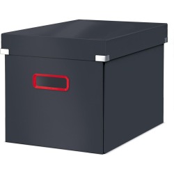 Leitz Cosy Click & Store cube boîte de classement grande, gris