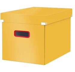 Leitz Cosy Click & Store cube boîte de classement grande, jaune