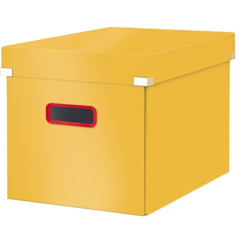 Leitz Cosy Click & Store cube boîte de classement grande, jaune