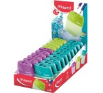 Maped taille-crayon Shaker 2 trous, couleurs assorties