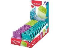 Maped potloodslijper Shaker 2 gaats, geassorteerde kleuren