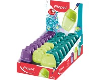 Maped potloodslijper Shaker 1 gaats, geassorteerde kleuren