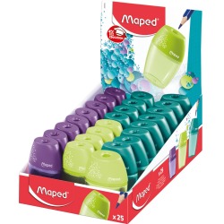 Maped taille-crayons Shaker, 1 trou, en boîte