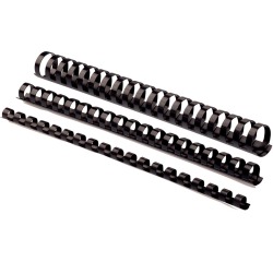 Fellowes bindruggen, pak van 50 stuks, 28 mm, zwart