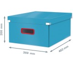 Leitz Cosy Click & Store grote opbergdoos, blauw