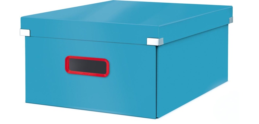 Leitz Cosy Click & Store Large Storage Box, Blue