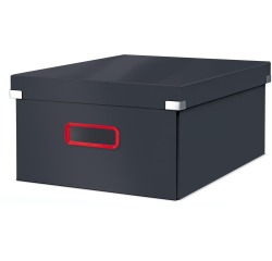 Leitz Cosy Click & Store boîte de classement grande, gris