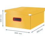 Leitz Cosy Click & Store boîte de classement grande, jaune
