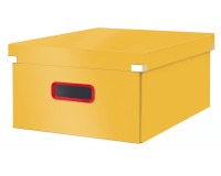 Leitz Cosy Click & Store large filing box, yellow