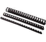 Fellowes reliures, paquet de 50 pièces, 38 mm, noir