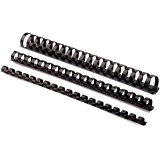 Fellowes bindings, pack of 50 pieces, 45 mm, black
