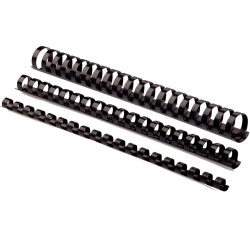 Fellowes reliures, paquet de 50 pièces, 45 mm, noir