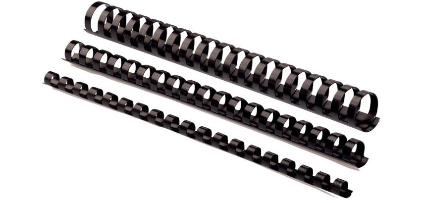 Fellowes reliures, paquet de 50 pièces, 45 mm, noir