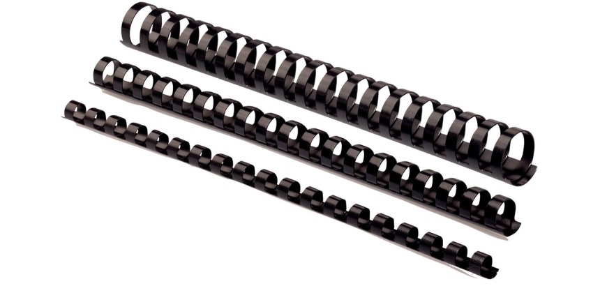 Fellowes reliures, paquet de 50 pièces, 45 mm, noir